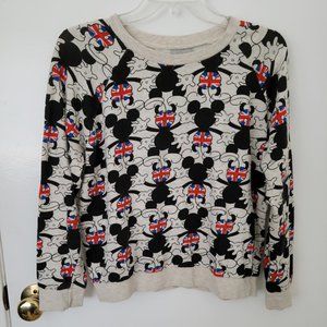 Disney Mickey Mouse with the Union Jack Flag